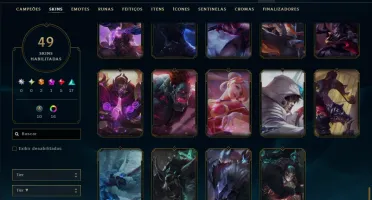 Esmeralda 4 com 125 Champs e 49 Skins