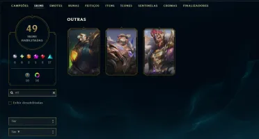 Esmeralda 4 com 125 Champs e 49 Skins