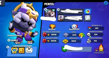 Conta Brawl Stars Com 4 Lendários
