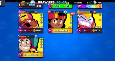Conta Brawl Stars Com 4 Lendários