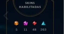 CONTAS PBE |TODAS SKINS| TODOS CAMPEÕES