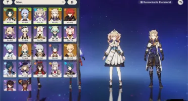 conta ar 50 com ganyu, xiao, albedo, jean, diluc