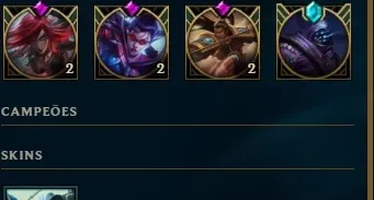 contas de league of legends