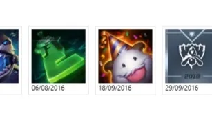 CONTA COM 47 CAMPEÕES E 17 SKINS