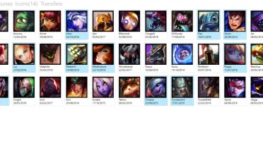 CONTA COM 47 CAMPEÕES E 17 SKINS