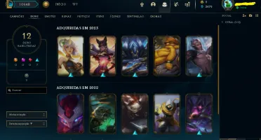 Conta Lol Varias Skin