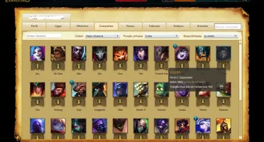conta leage of legends