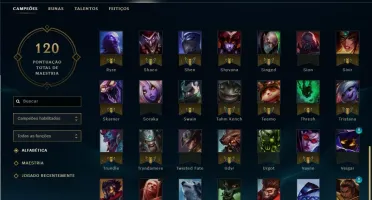 VENDO/TROCO Conta de League of Legends Unranked Platina S6
