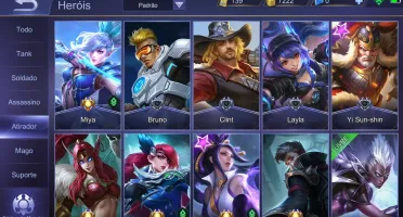 Conta legendária Mobile Legends