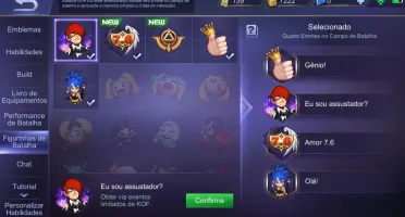 Conta legendária Mobile Legends