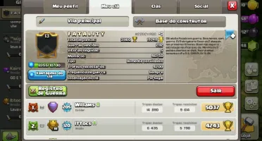 Conta Clash of clans cv 8 90% Full