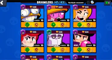 Conta Brawl Stars Praticamente Completa mto barata