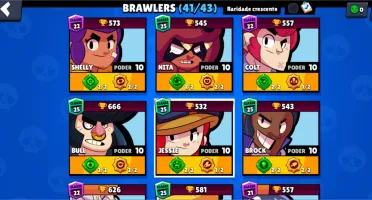 Conta Brawl Stars Praticamente Completa mto barata