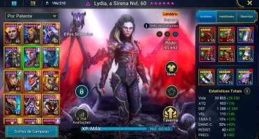 Conta RAID SHADOW LEGENDS Mid pro Late game