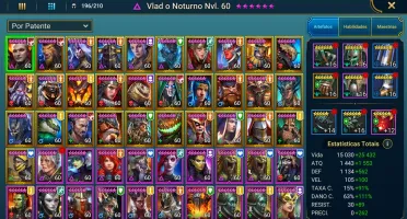 Conta RAID SHADOW LEGENDS Mid pro Late game