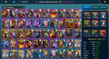 Conta RAID SHADOW LEGENDS Mid pro Late game