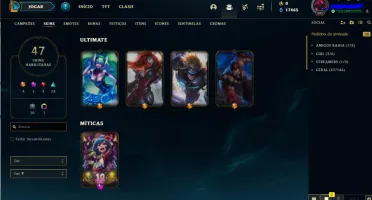 Conta de league of legends