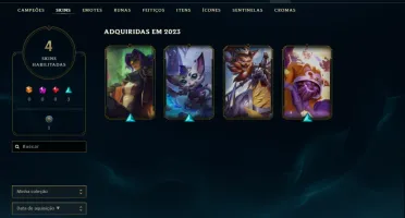 conta de lol gold