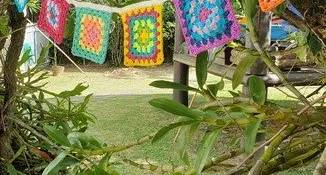 Kit Decoração Boho em Crochê (03 Peças)
