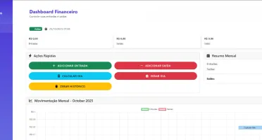 Controle de Caixa para Comércio com com Envio Manual de Rela