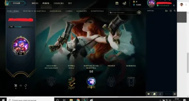 conta league of legends conta lv baixo com skins e campeões