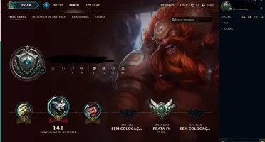 CONTA LOL PRATA