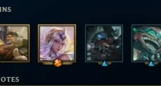 Conta Diamante III, 57 Champions e algumas skins