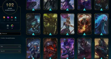 CONTA LOL - LVL 213 - 120 Champions - 102Skins - FULL ACESSO