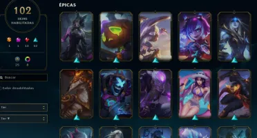 CONTA LOL - LVL 213 - 120 Champions - 102Skins - FULL ACESSO