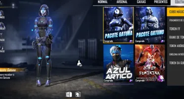 Conta Free Fire com CALÇA ANGELICAL!