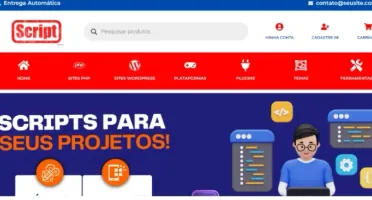 Script Loja Virtual Pronta Com 20 Produtos Digital Incluido