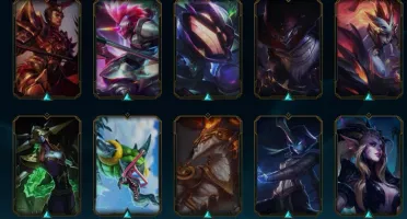 Conta Platina Mais de 100 SKINS e 137 Campeoes