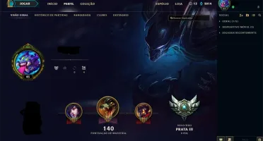 conta de league of legends