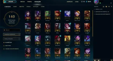 conta de league of legends
