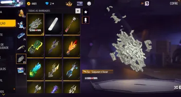 Conta free fire gemada 6 anos