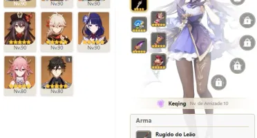 CONTA GENSHIN AR57,12 LENDÁRIOS, YAE MIKO C/PROVA - SEM VINC
