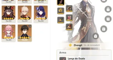 CONTA GENSHIN AR57,12 LENDÁRIOS, YAE MIKO C/PROVA - SEM VINC