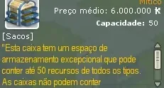 Caixa de aventureiro 50 espaços de armazenamento