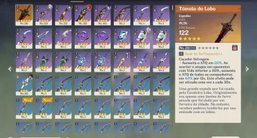 Conta Genshin Impact AR40