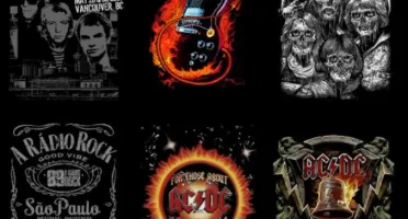 ++D 250 Estampas de astros e bandas do Rock-Pop - DTF ou Sub