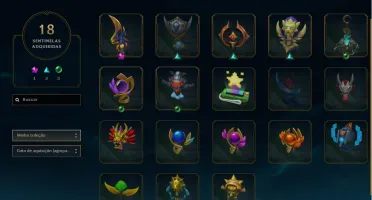 CONTA LOL DIAMANTE 5 SEASON 8