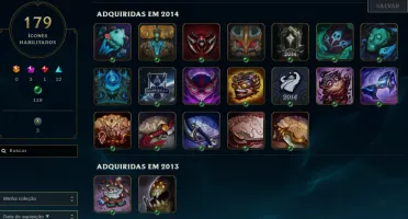 CONTA LOL - LVL 144 - 143 Champions - 84 Skins - FULL ACESSO