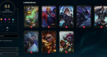 CONTA LOL - LVL 144 - 143 Champions - 84 Skins - FULL ACESSO