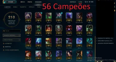 Conta de league of legends OURO V