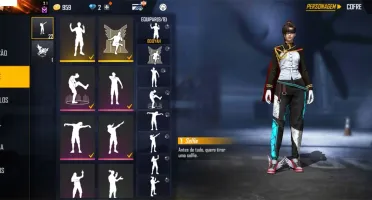 CONTA FREE FIRE BETA