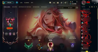 Conta Ex Mestre Todos Champs 204 Skins
