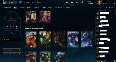 2-Conta LoL Lvl 30-[ 48 champ/11 Skins ]-[38 champs/5 skins]
