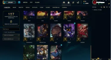 2-Conta LoL Lvl 30-[ 48 champ/11 Skins ]-[38 champs/5 skins]