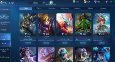 Vendo conta do jogo Mobile Legends: Bang Bang