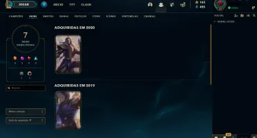 CONTA ANTIGA 4 skins vitoriosas
